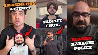 Assasination Attempt on Iqrar Ul Hassan! - Nadeem Mubarak on Shopify Chor | Junaid Akram