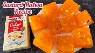 Custard Powder Halwa Recipe | Weikfield Custard Powder Recipe | Custard Halwa Recipe