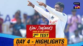 2nd Test Day 4 | Highlights | New Zealand Tour Of Sri Lanka | 29th September 2024