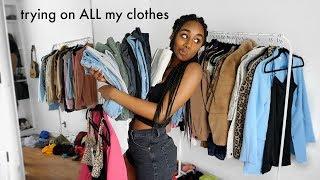 Trying on ALL of my clothes