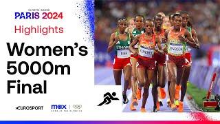 THRILLING FINISH!  | Women's 5000m Final Highlights | #Paris2024 #Olympics