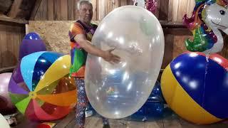 Inflating a Giant Clear Airship Balloon