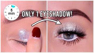 EASY 5 Minute Eye Look For Beginners Using Only 1 Eyeshadow!