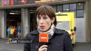 Wateroverlast Torhout - 2 - vtm nieuws - 12-06-2012