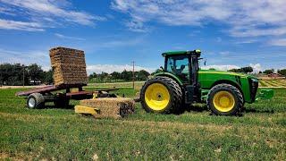 Stacking Some Hay With Our Mil-Stak