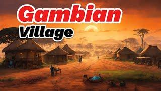 Never Seen Village Mandinaba in The Gambia