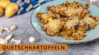 Quetschkartoffeln mit Käse überbacken – einfach, schnell und unwiderstehlich! 