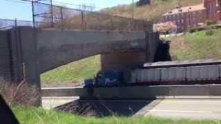 WOW! Unique church, a 1879 Covered Bridge & PA Turnpike Soon To Be Abandoned Bridge!