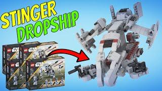 FOUR 501st Battlepacks = EPIC DROPSHIP Alternate Build | Lego 75345