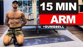 15 Min Arm (Biceps & Triceps) Workout With Dumbbell | velikaans