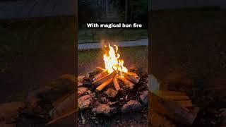 #campfiremagic  during #bonfireseason ! Ignite the night with the mesmerizing glow of #magicfire