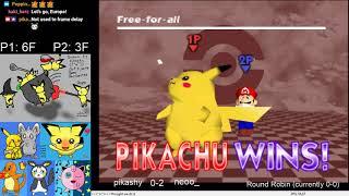 BoE128 01 Pikashy (Jigglypuff, Pikachu) vs Neo (Mario)