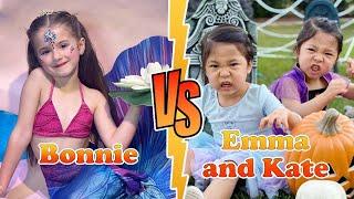 Emma and Kate (Kaji Family) VS Bonnie (RubyandBonnie) Stunning Transformation ⭐ From Baby To Now