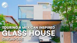 Touring a Mexican Inspired Glass House: Soaring Floor-to-Ceiling Windows | PLB x Sapphire Windows