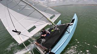 My first capsize on the Hobie 16 (Amistad Reservoir, TX)