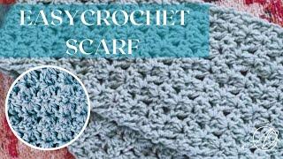 HOW TO CROCHET EASY SCARF FOR BEGINNERS: 3 HOURS and One Row Repeat