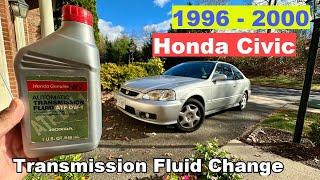 DIY 1996 1997 1998 1998 2000 Honda Civic Transmission Fluid Change