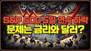 [미주미 라이브] S&P 500 지수 5일 연속 하락, 문제는 금리와 달러?