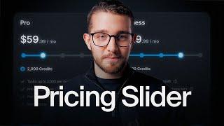 How to Create a Dynamic Pricing Slider in Framer