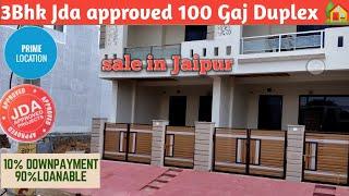 3Bhk jda approved 100 Gaj Duplex House sale on Kalwar Road (Near Kanakpura Fatak) in Jaipur