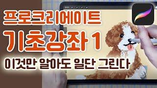 프로크리에이트 기초 강좌 1 | 왕초보님을 위한 꿀팁 가득 | 아이패드 드로잉 | 색연필 브러쉬 공유