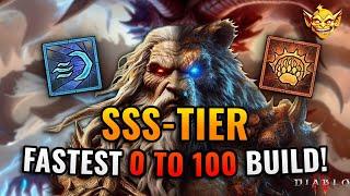 Druid Level 100 Day 1 | FASTEST LEVELING | Wind Shear - Pulverize BUILD  | Druid Diablo 4 Guide