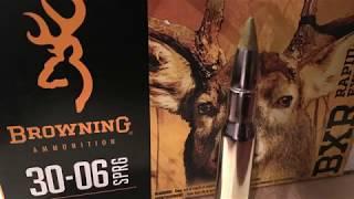 Essai stand de tir balles BXR Browning