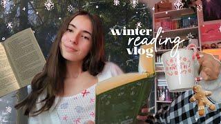 winter reading vlog ‍️ | cozy days, classics, ice bath, homebody diaries, & yummy food