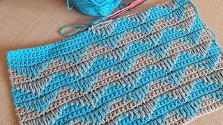 Perfecte SUPER EASY Crochet Pattern for Beginners  BEAUTIFUL Crochet Stitch for Blanket