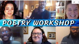 Monthly Virtual Poetry Workshop with Dimitri Reyes