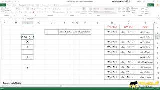 آموزش پیشرفته تابع  COUNT در اکسل EXCEL