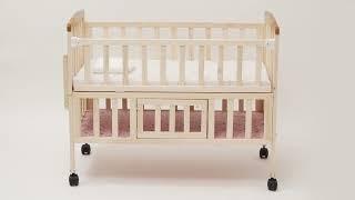 FurniFest Wooden Baby Cot