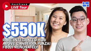 FastTrack Live Tour-Singapore HDB | 132A Canberra Crescent | 3-Room HDB |$550,000|bleubricks By PLB|