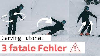 3 fatale Fehler beim Carving | Skifahren Technik