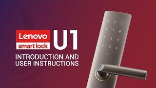 LENOVO Smart Lock : U1 - Introduction and User Instructions