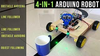 How to make 4 in 1 Arduino Robot | DIY