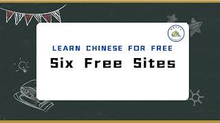 Six websites to learn Chinese for free！