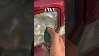 Will Bug Spray Actually Clean My Headlights? #shorts #howto