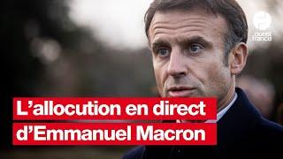 Guerre en Ukraine : suivez l’allocution d’Emmanuel Macron