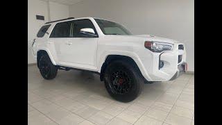 2022 4runner TRD Off-road Premium in white with TRD Black wheel package