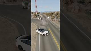 Realistic Highway Car Crashes #35