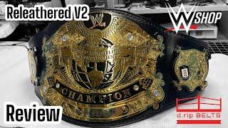 WWE Shop Releathered Replica Undisputed v2, Review & Leather by dripbelts!!!