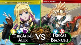 Best Friend Fight! Isekai Bianchi vs Thir'Ahmh Alex Feature Match! Force of Will (TCG)