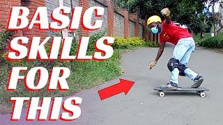 Basics for downhill skateboarding (gear & skill)