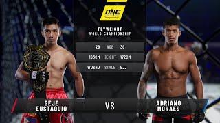 Adriano Moraes vs. Geje Eustaquio III | Full Fight Replay