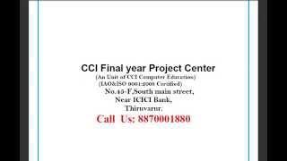 DOTNET Projects Titles IEEE Projects Center in Trichy