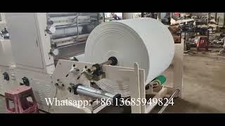 Uzbekistán 230 mm cuatro pisos máquina de impresión a dos colores para servilletas de papel