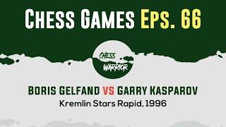 Boris Gelfand vs Garry Kasparov | Kremlin Stars Rapid, 1996