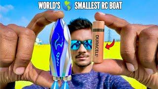 RC World’s Smallest Rocket Turbo Boat Unboxing & Testing  - Chatpat toy TV