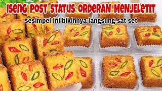 ISENG POSTING JAJANAN KEKINIAN INI DI STATUS ORDERAN MENJELETIT HANYA JUALAN SNACk BOX DI RUMAH